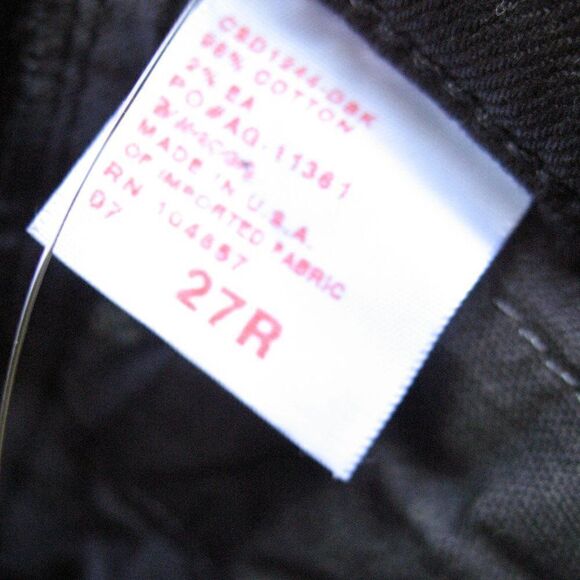 AG Premiere Black Skinny Straight Ankle Jeans - Picture 8 of 10